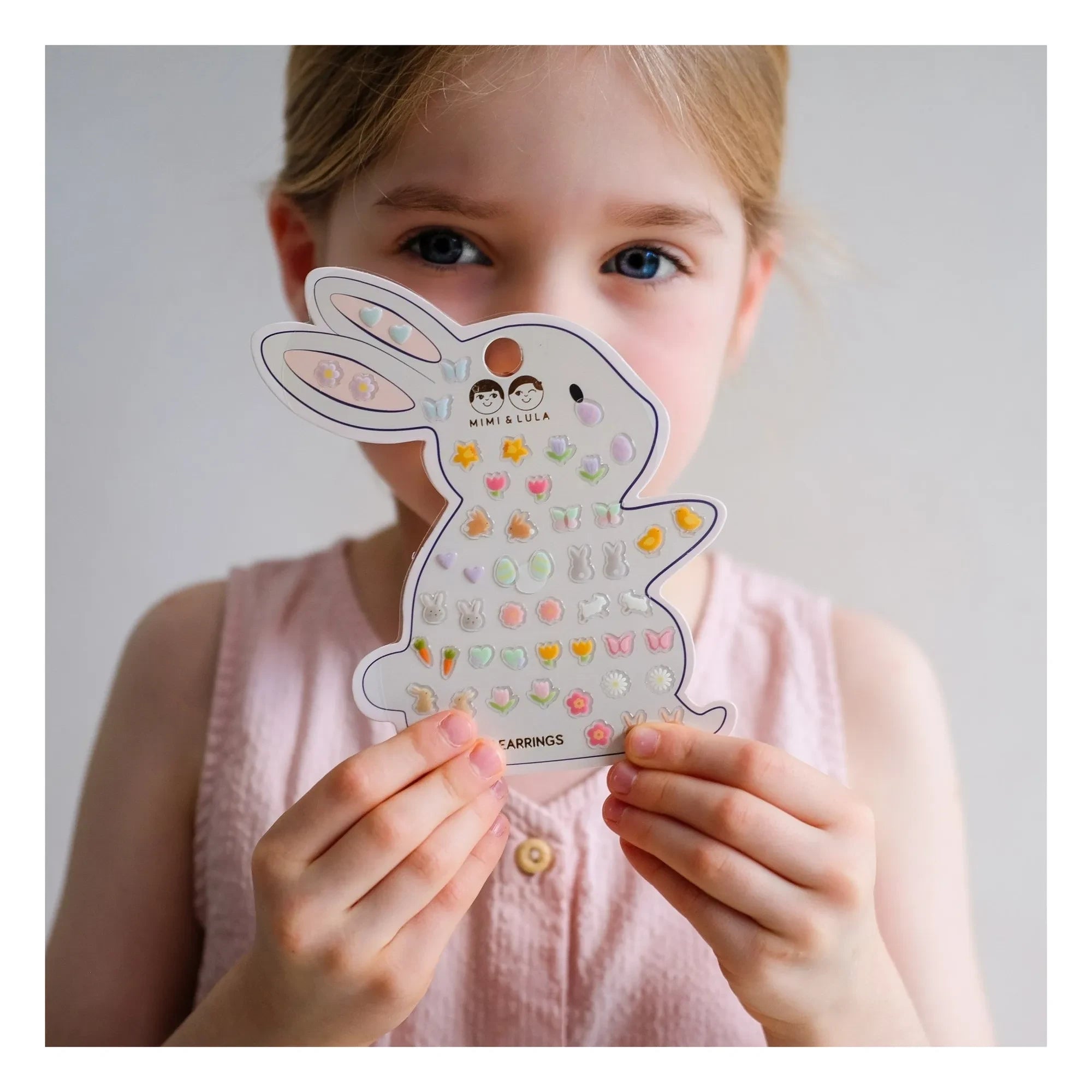 Mimi & Lula - Easter self-adhesive earrings | Yellow