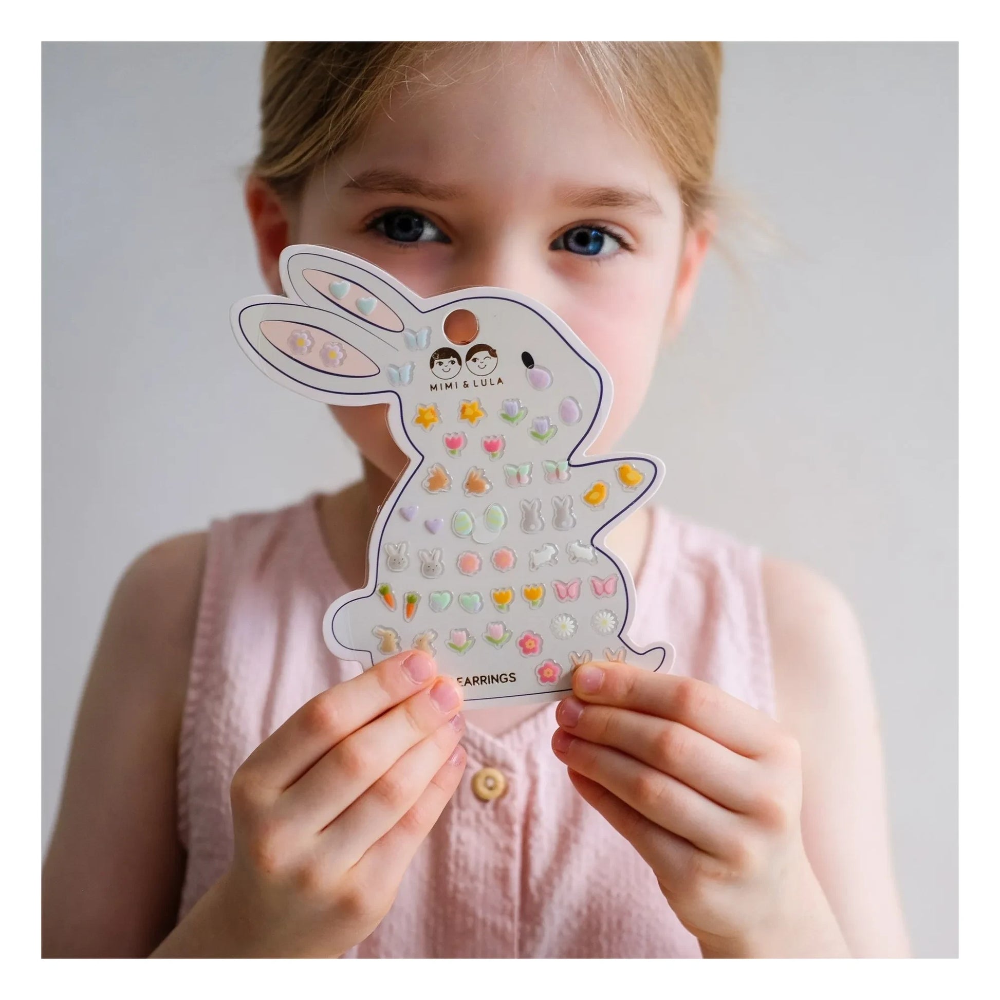 Mimi & Lula - Easter self-adhesive earrings | Yellow