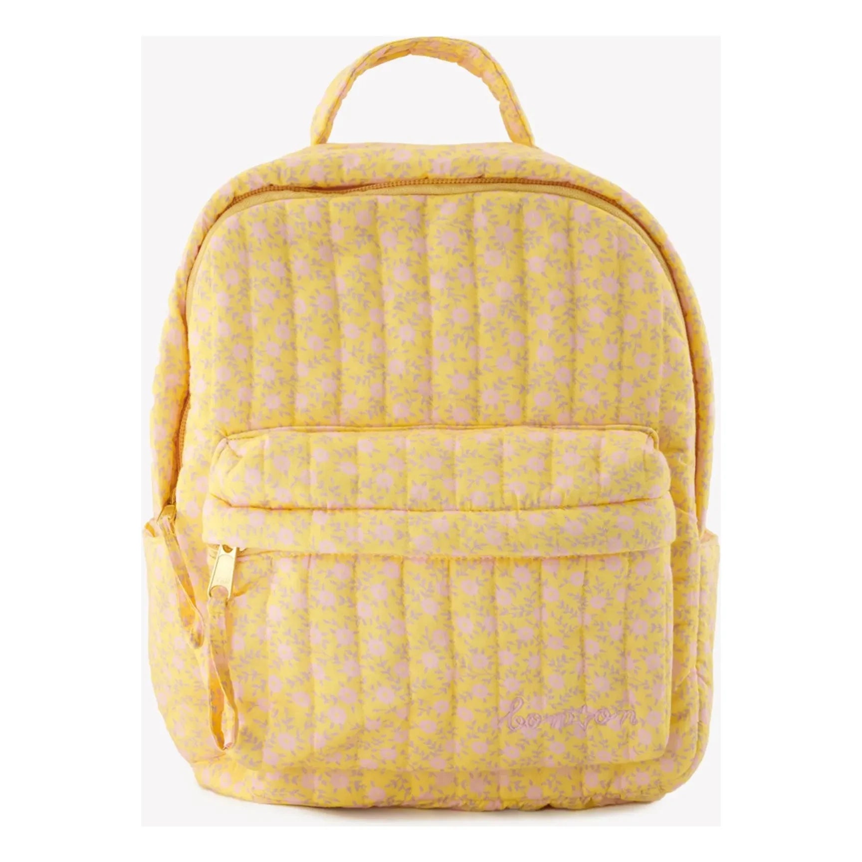 Bonton - PM Fleuri Backpack | Yellow