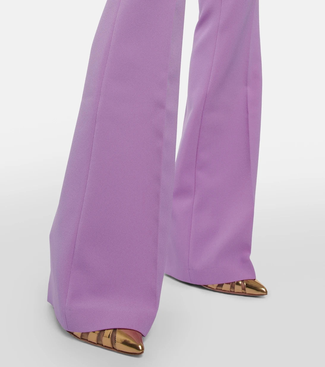 Safiyaa - Alexa high-rise flared crêpe pants