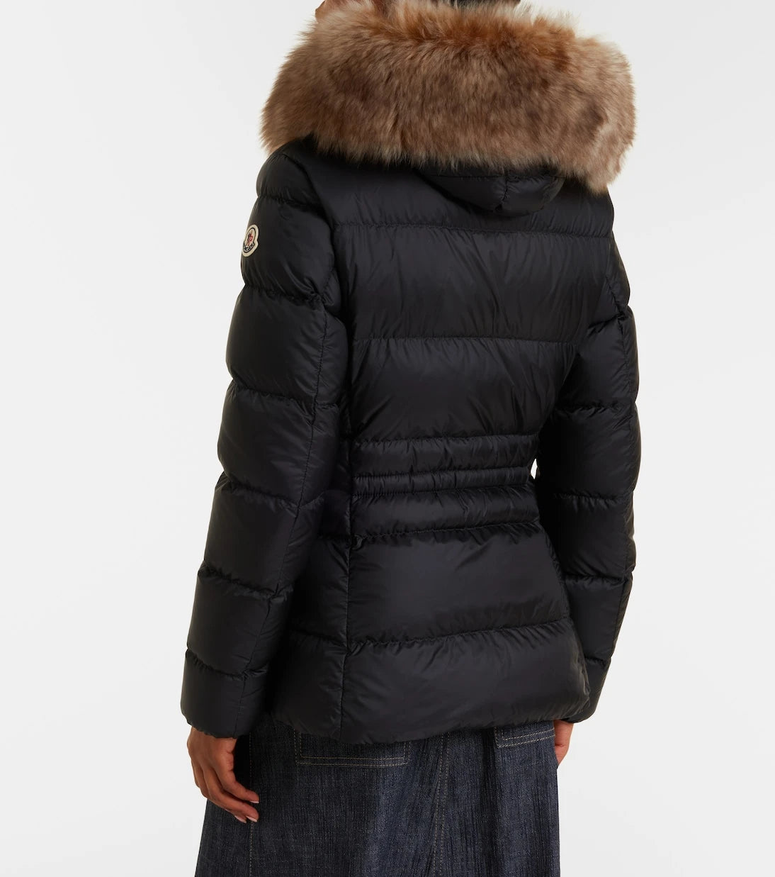 Moncler - Boed shearling-trimmed down jacket