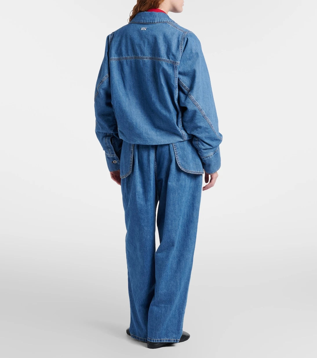 Loewe - Belted wide-leg jeans