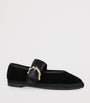 Flabelus Black Velvet Sophie Mary Janes