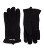 Barbour Fleece Leather-Trim Coalford Gloves