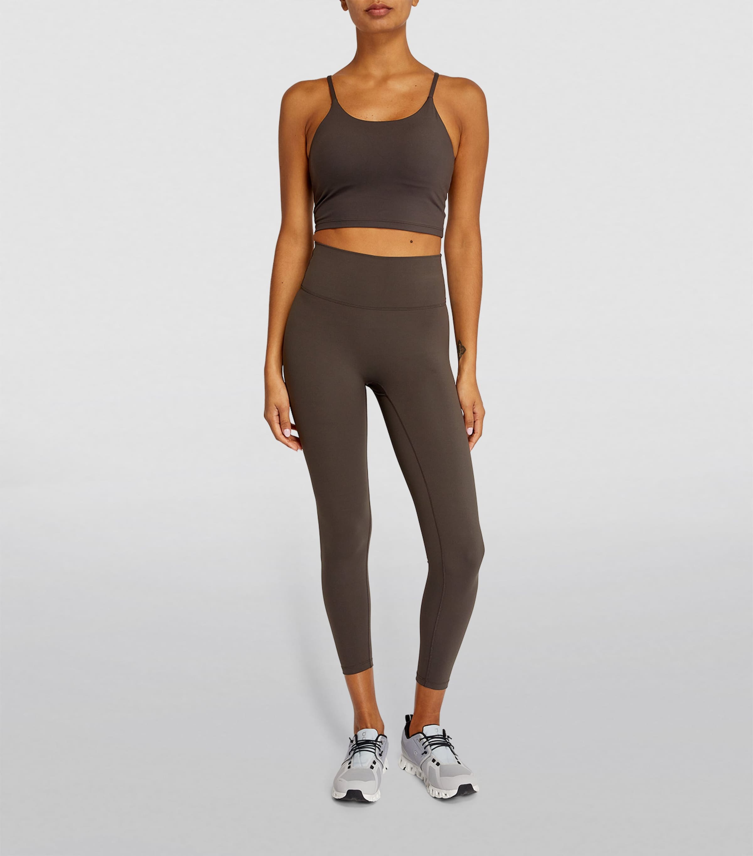 Beige Ultimate Tank Sports Bra