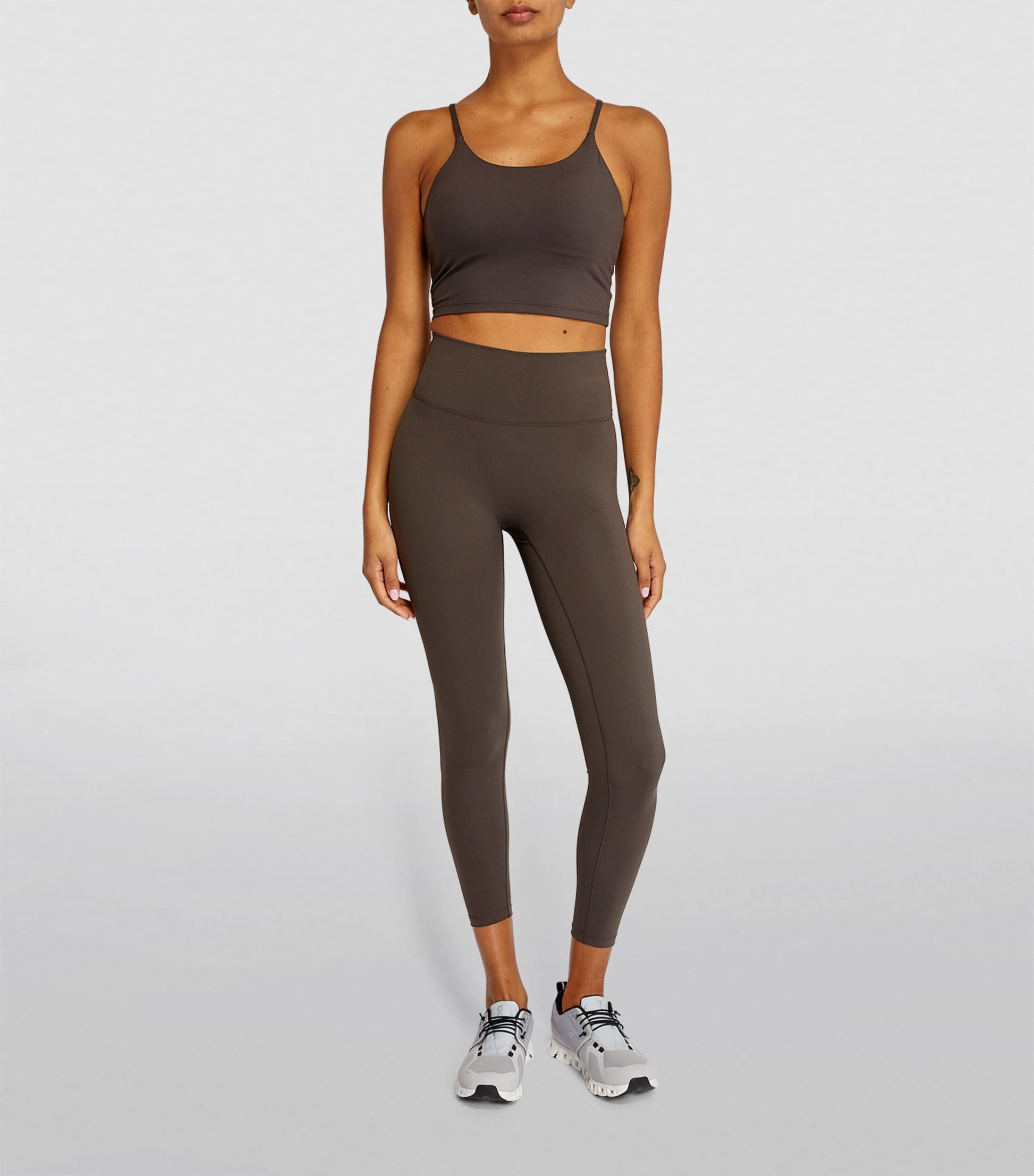 Beige Ultimate Tank Sports Bra