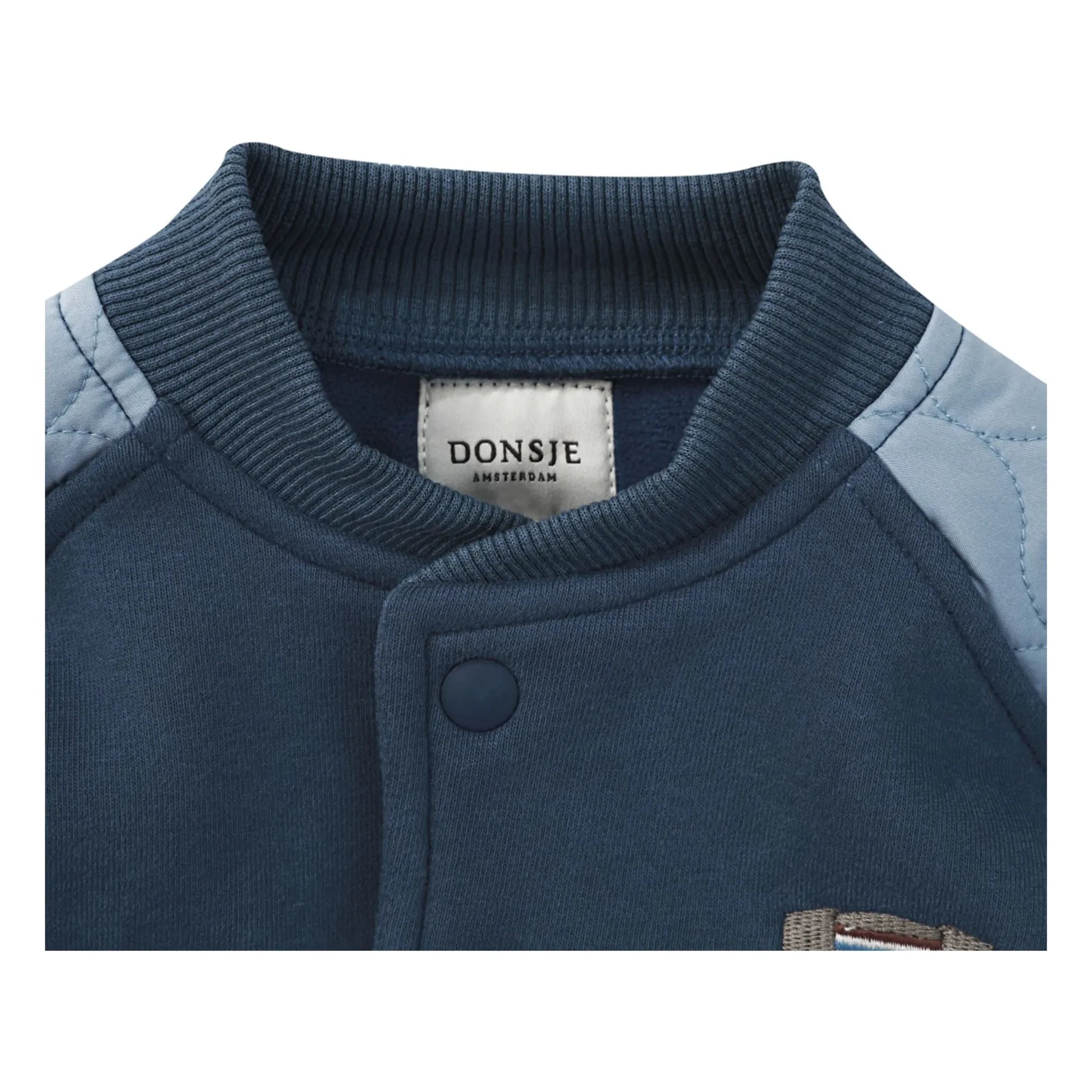 Donsje - Noal Bi-Material Bomber | Dark Blue