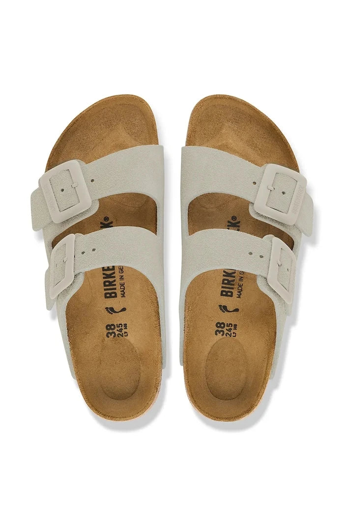 Birkenstock Kadın Süet Terlik Arizona Suede Cushion Buckle