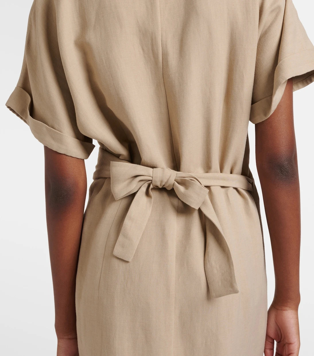 Brunello Cucinelli - Drape görünümlü anvelop elbise