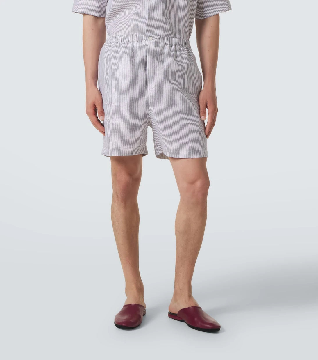 Zegna - Striped linen pajamas
