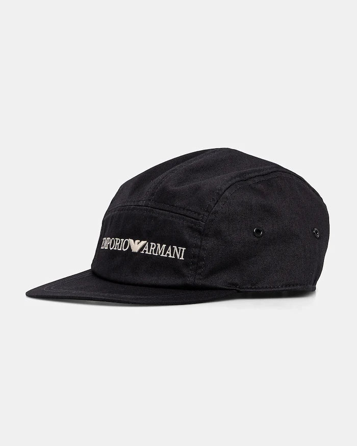 Emporio Armani Pamuklu Vizörlü Şapka