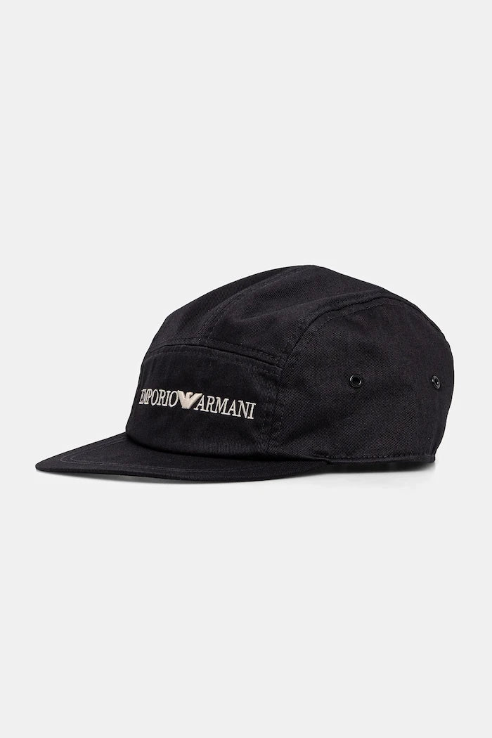 Emporio Armani Pamuklu Vizörlü Şapka