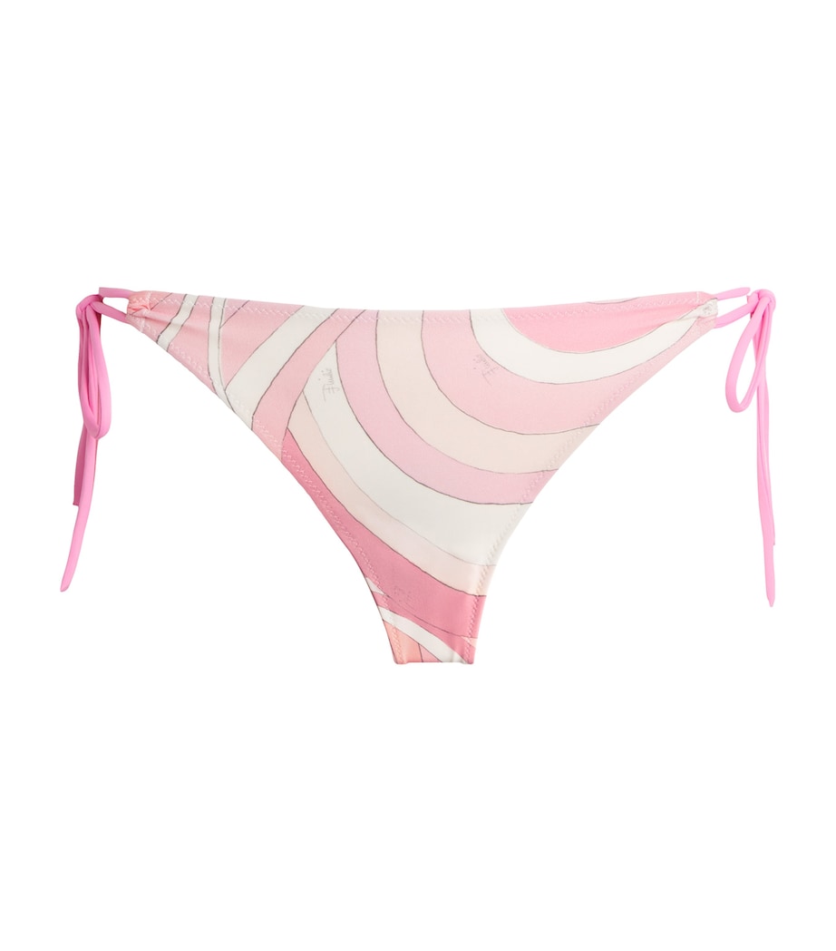 PUCCI Multi Marmo Print Tie-Side Bikini Briefs