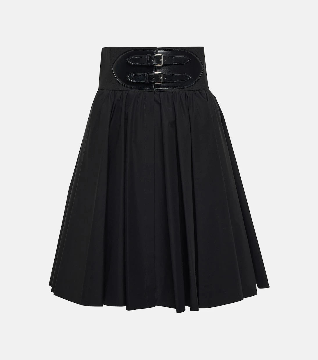 Alaïa - Kemerli pamuk etek