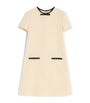 Valentino Beige Wool-Blend Mini Dress