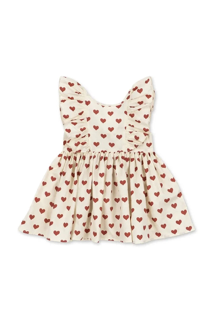 Konges Sløjd рокля от памук CIANNA BOW DRESS GOTS