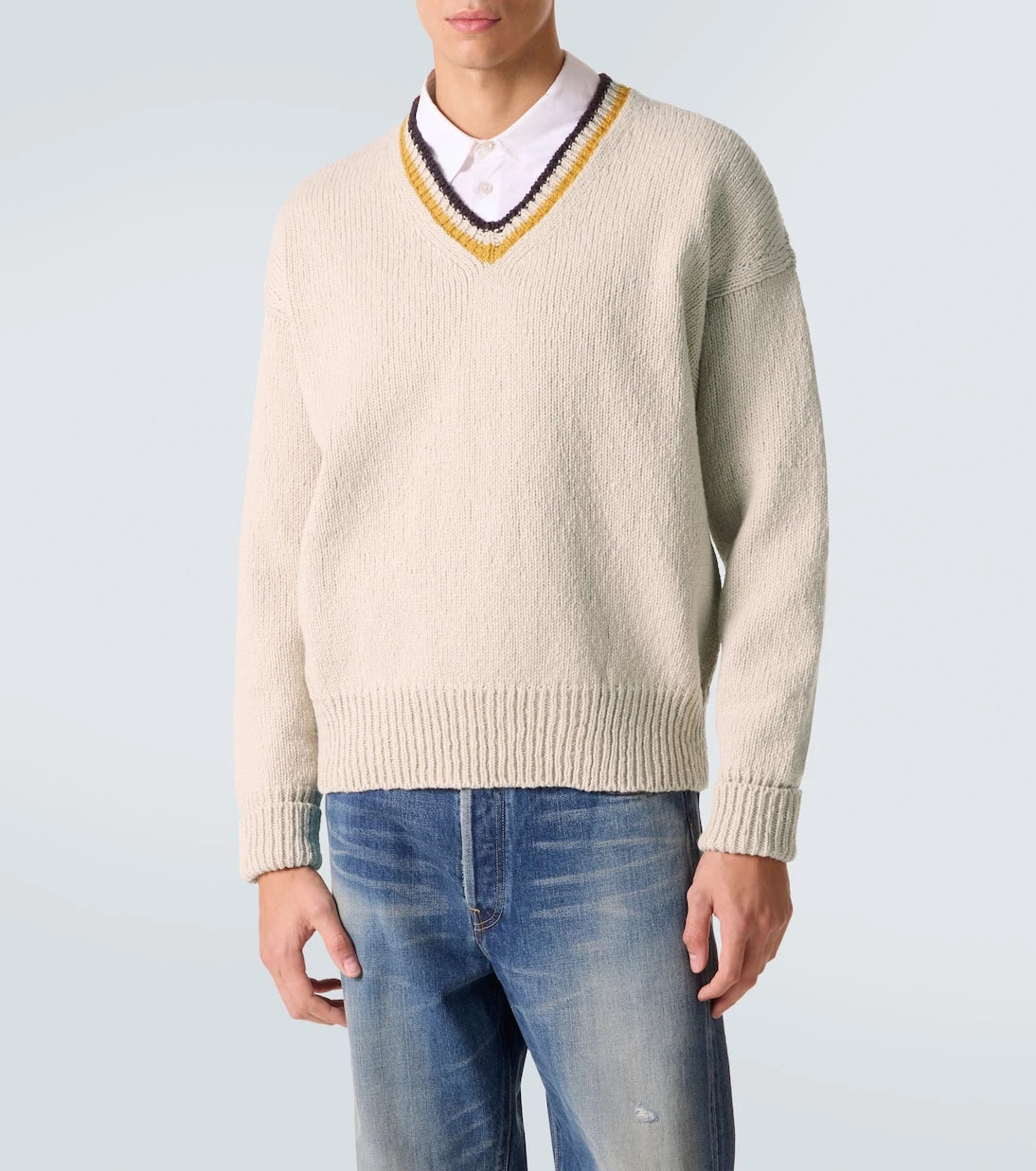 Visvim - سترة صوف وكشمير كوليج