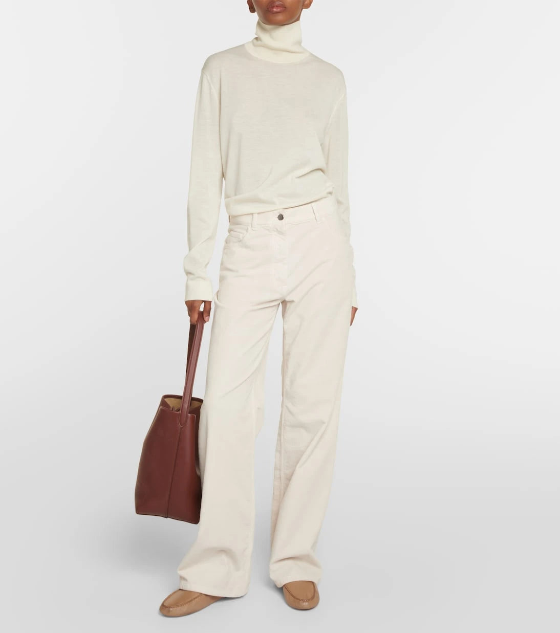 The Row - Lucca leather loafers