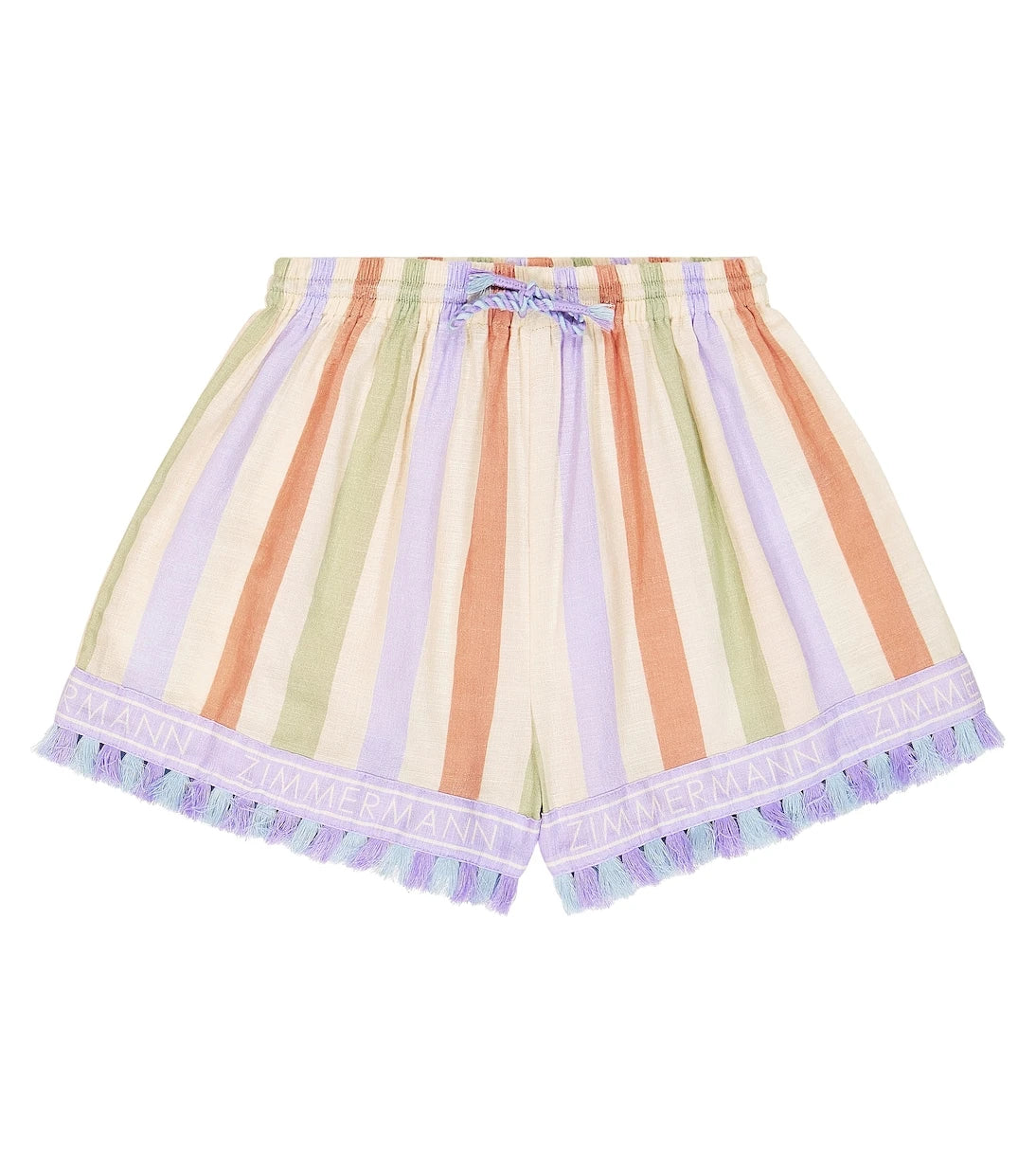 Zimmermann Kids - شورت قطني مخطط أغسطس