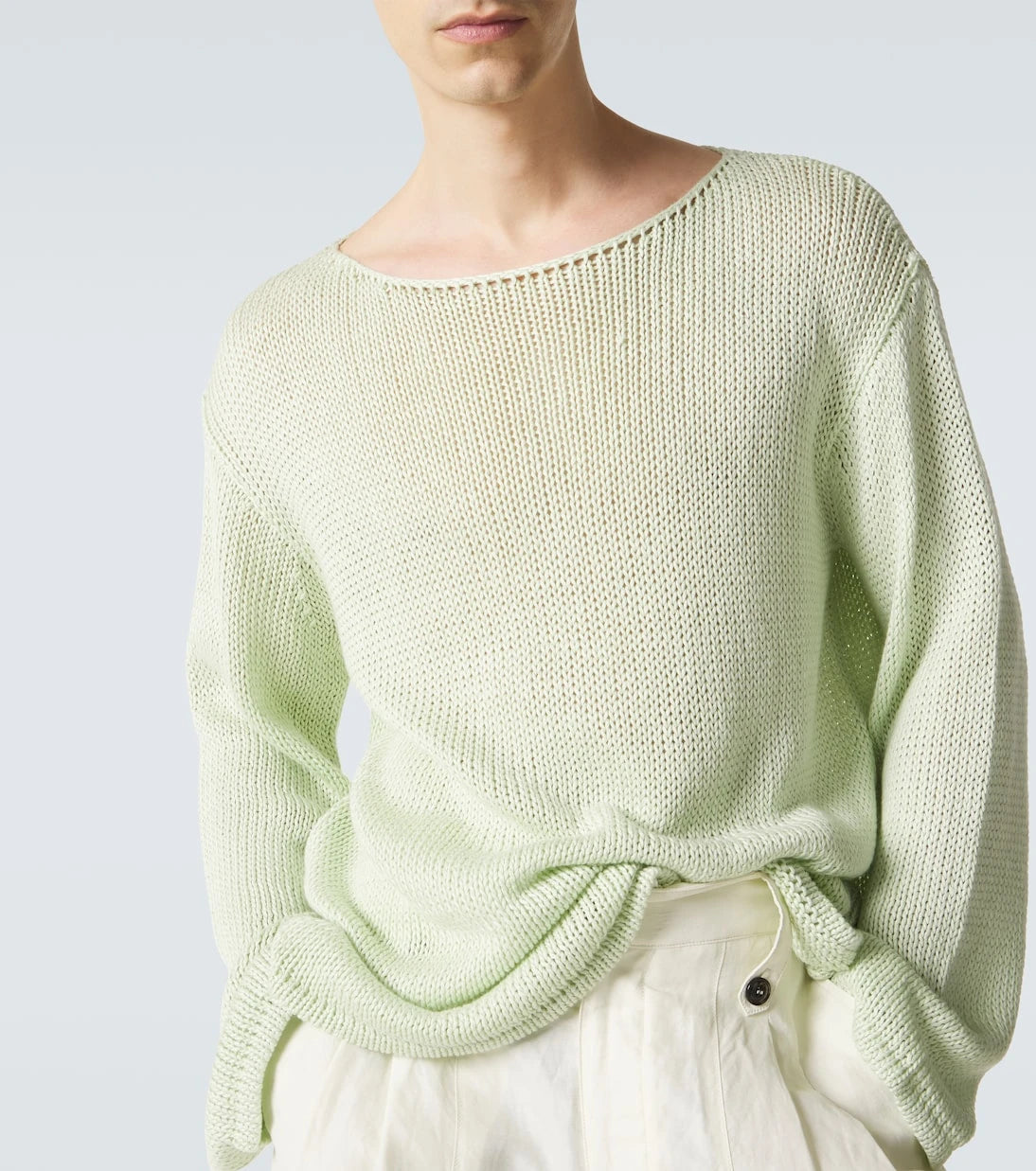 Giorgio Armani - Linen and cashmere-blend sweater