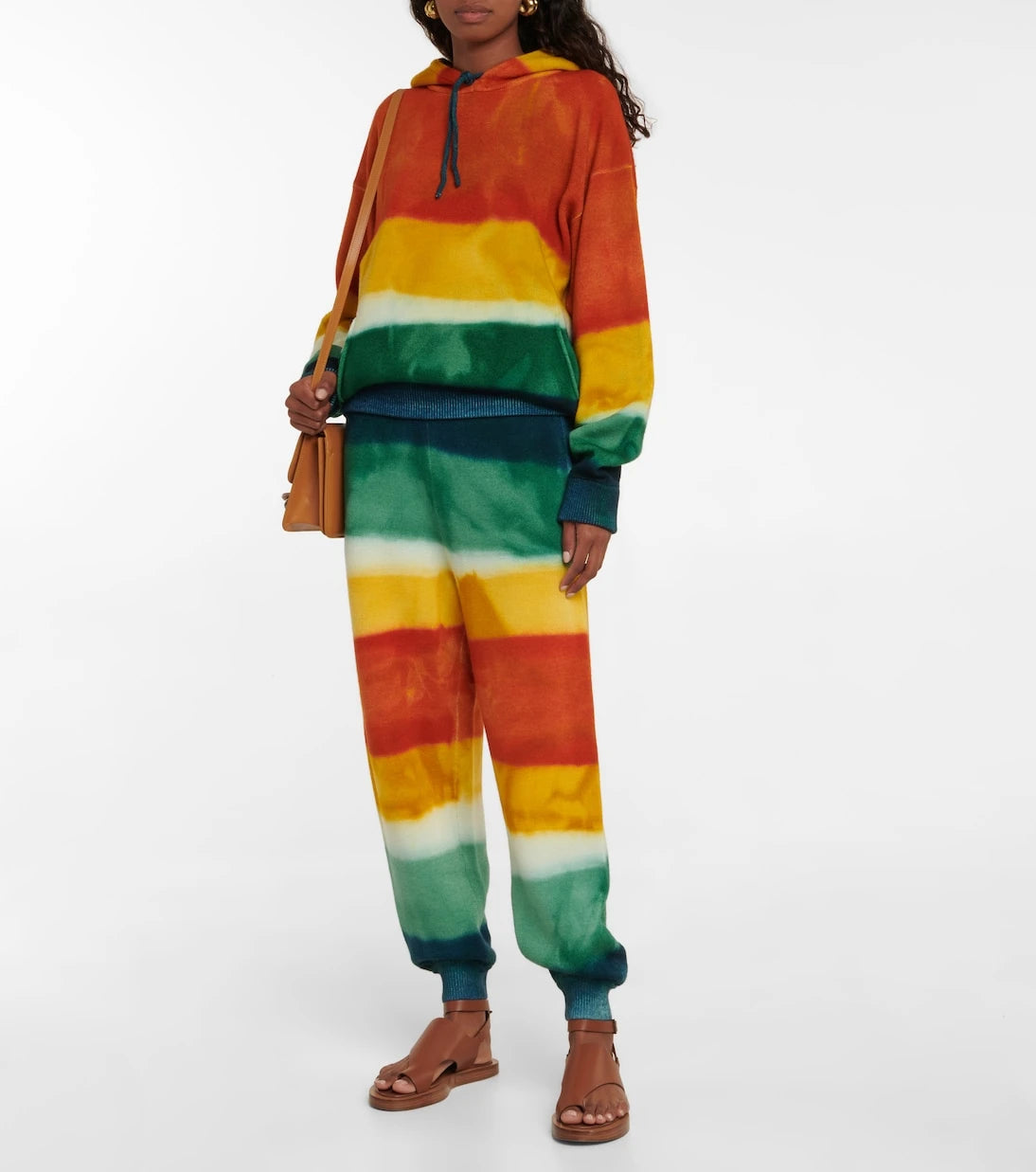 Alanui - Paradise striped sweatpants
