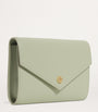 Green Smooth Leather Chain Wallet