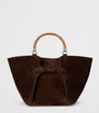 Brown Suede Ralph Tote Bag