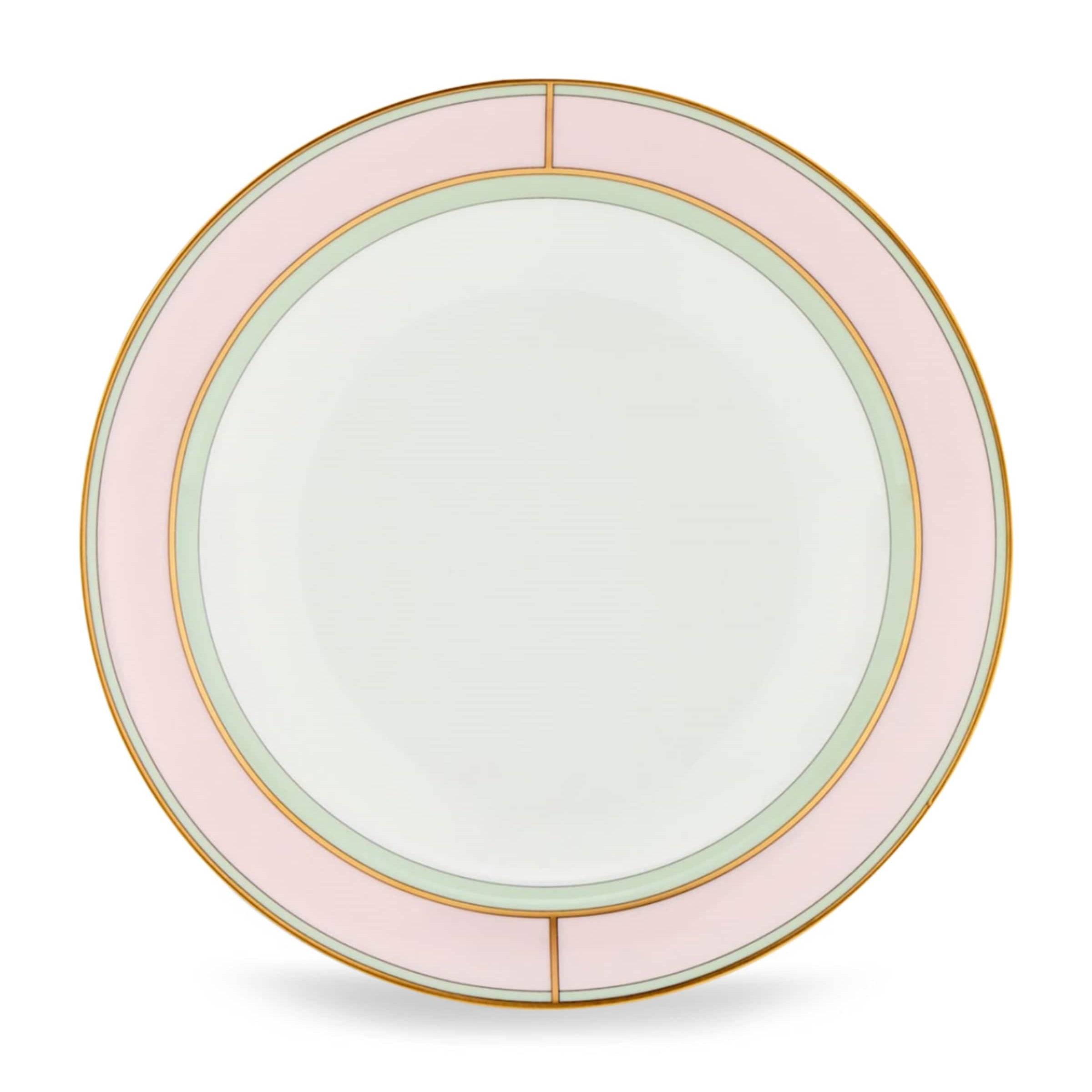 GINORI 1735 Porcelain Colonna Diva Rosa Soup Plate (24cm)