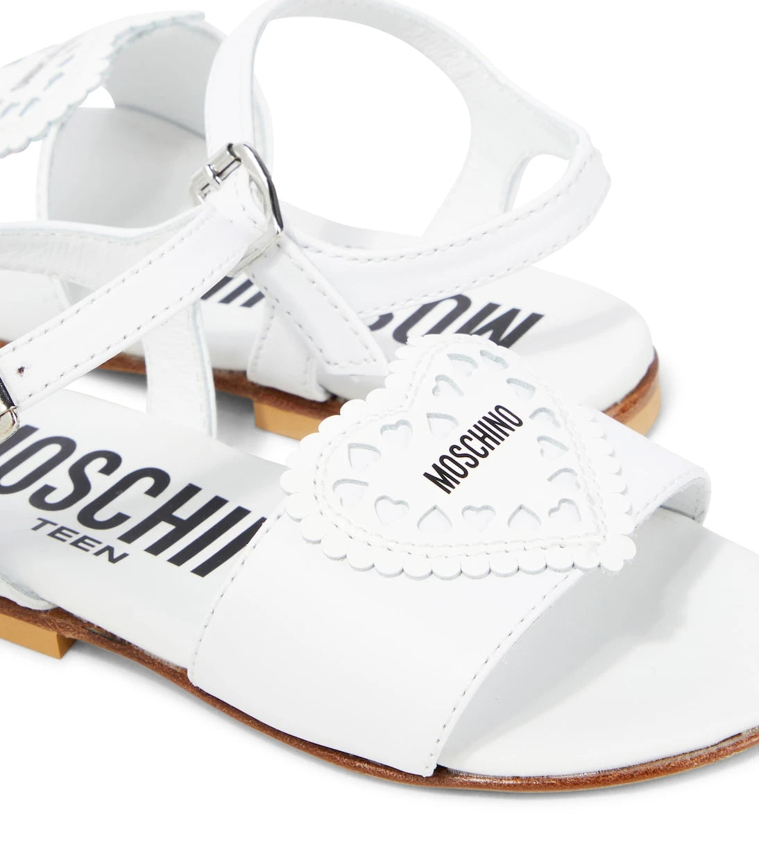 Moschino Kids - Leather sandals