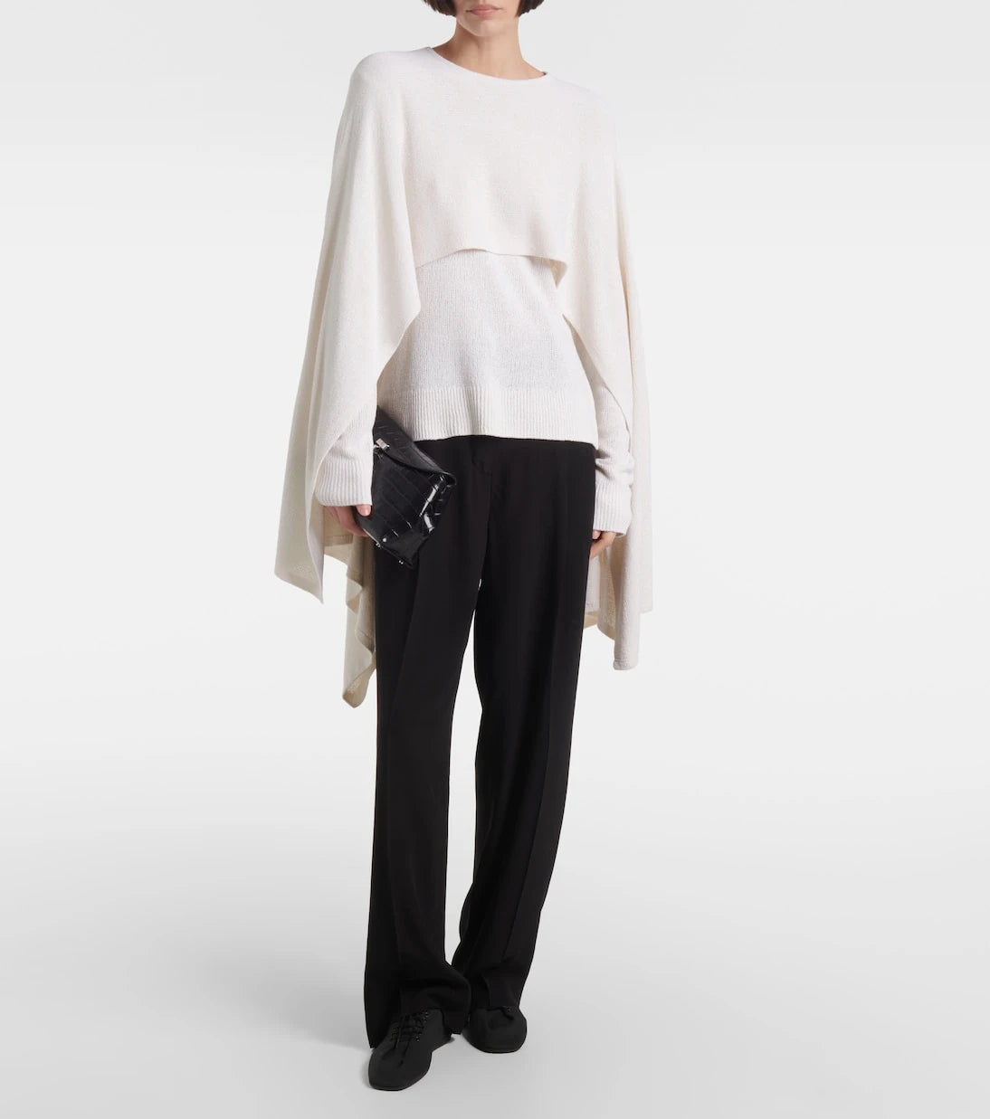 Toteme - Knitted silk cape