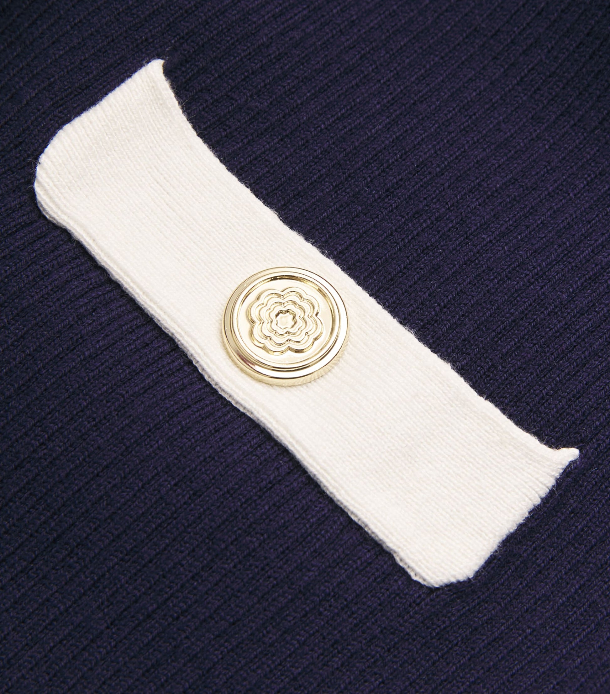 Blue Knitted Mini Dress