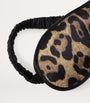 Dolce & Gabbana Casa Leopard Slippers and Sleep Mask Travel Set