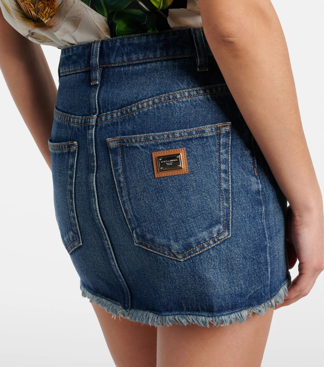 Dolce&Gabbana - Denim miniskirt