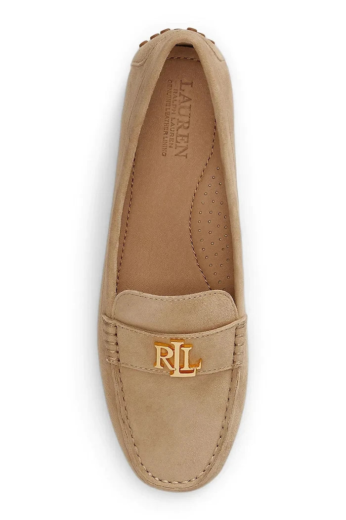 Lauren Ralph Lauren мокасини дамски от велур Barnsbury