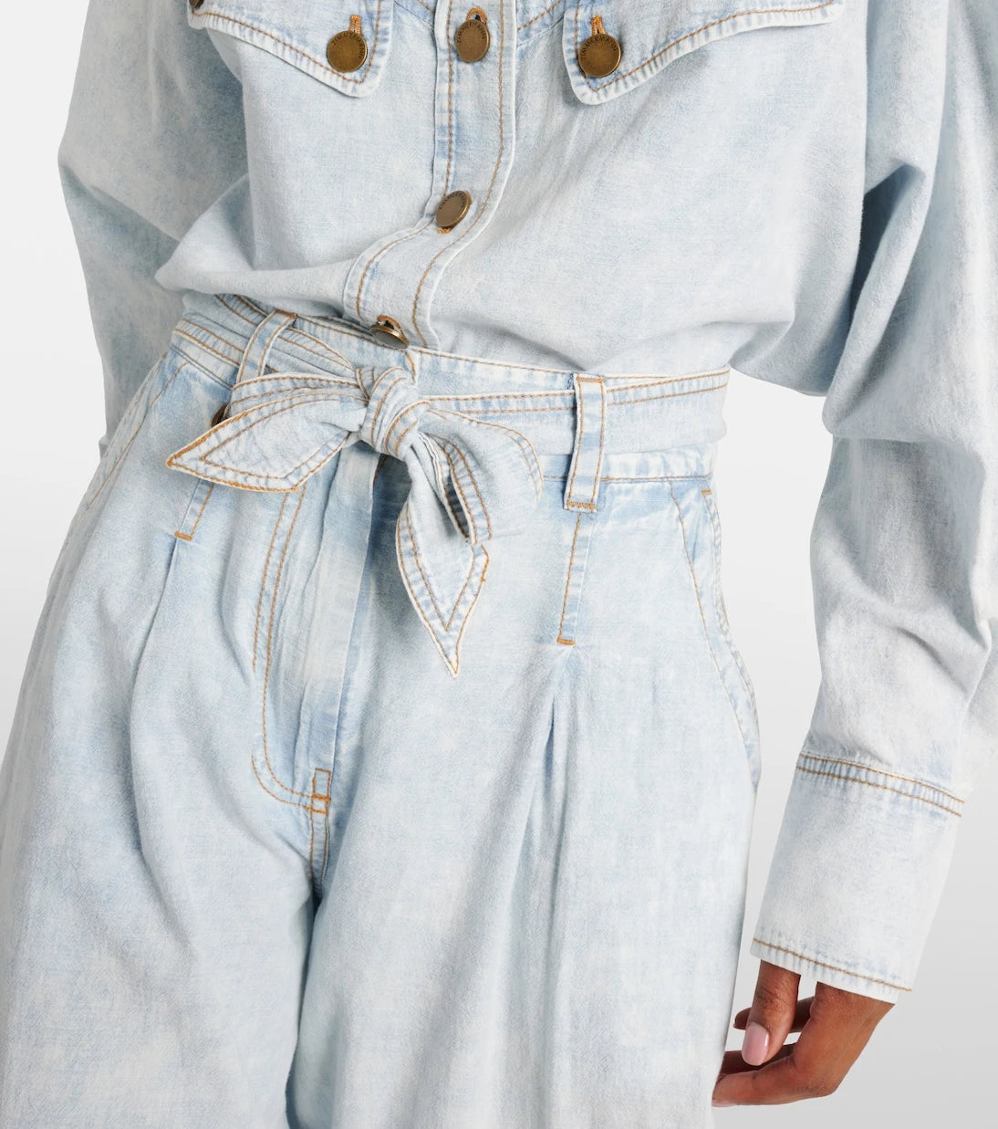 Zimmermann - High-rise wide-leg jeans