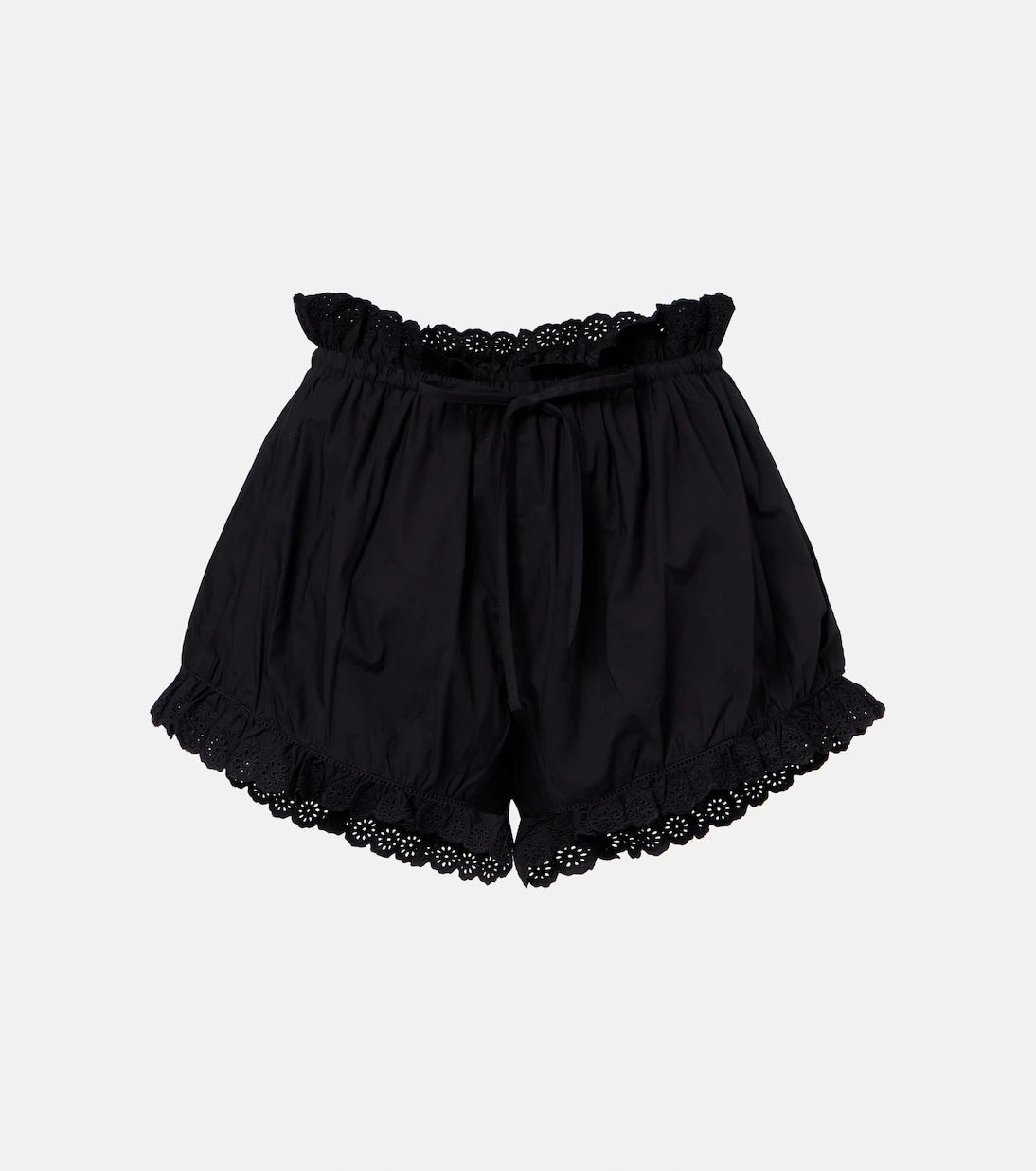 Posse - Ezra broderie anglaise cotton shorts