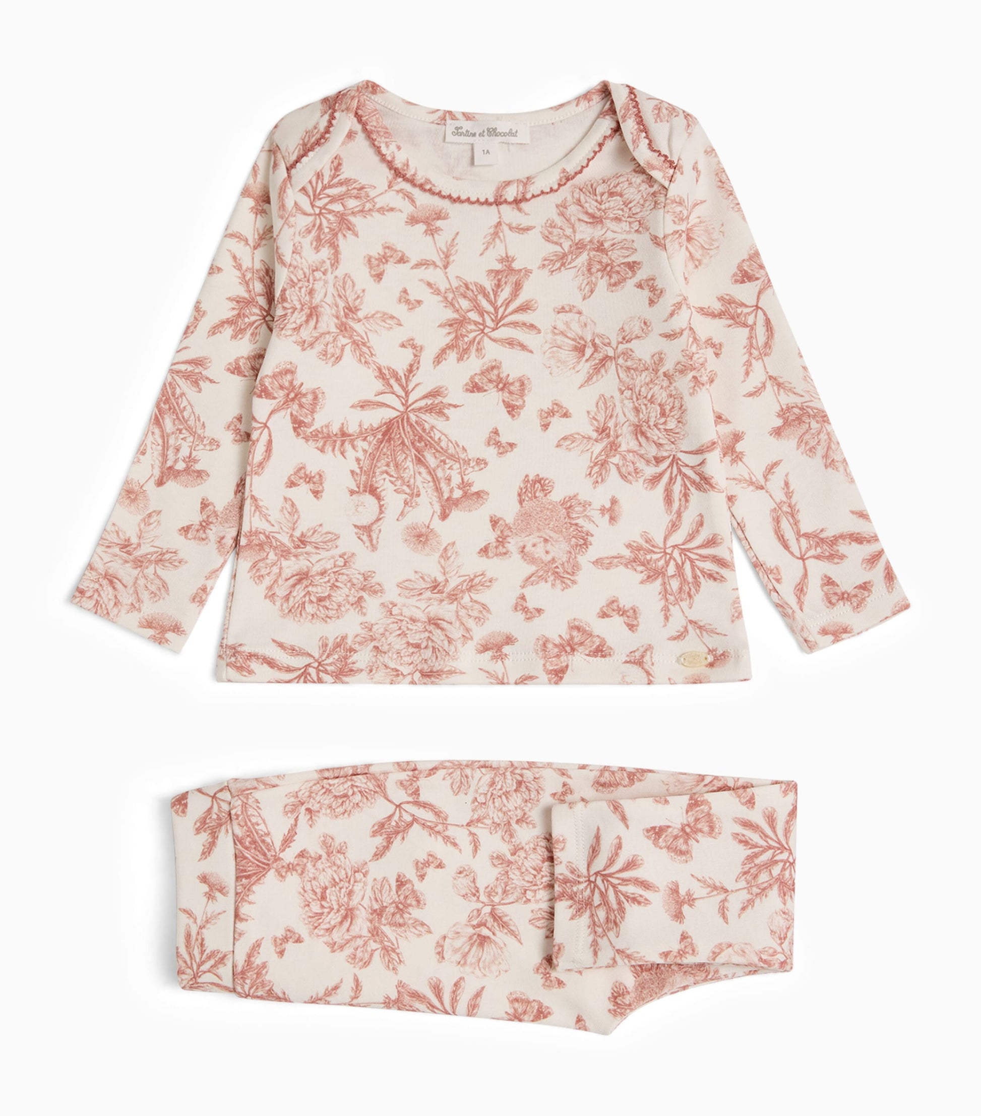 Printed Top and Leggings Set (1 Month – 4 Years)