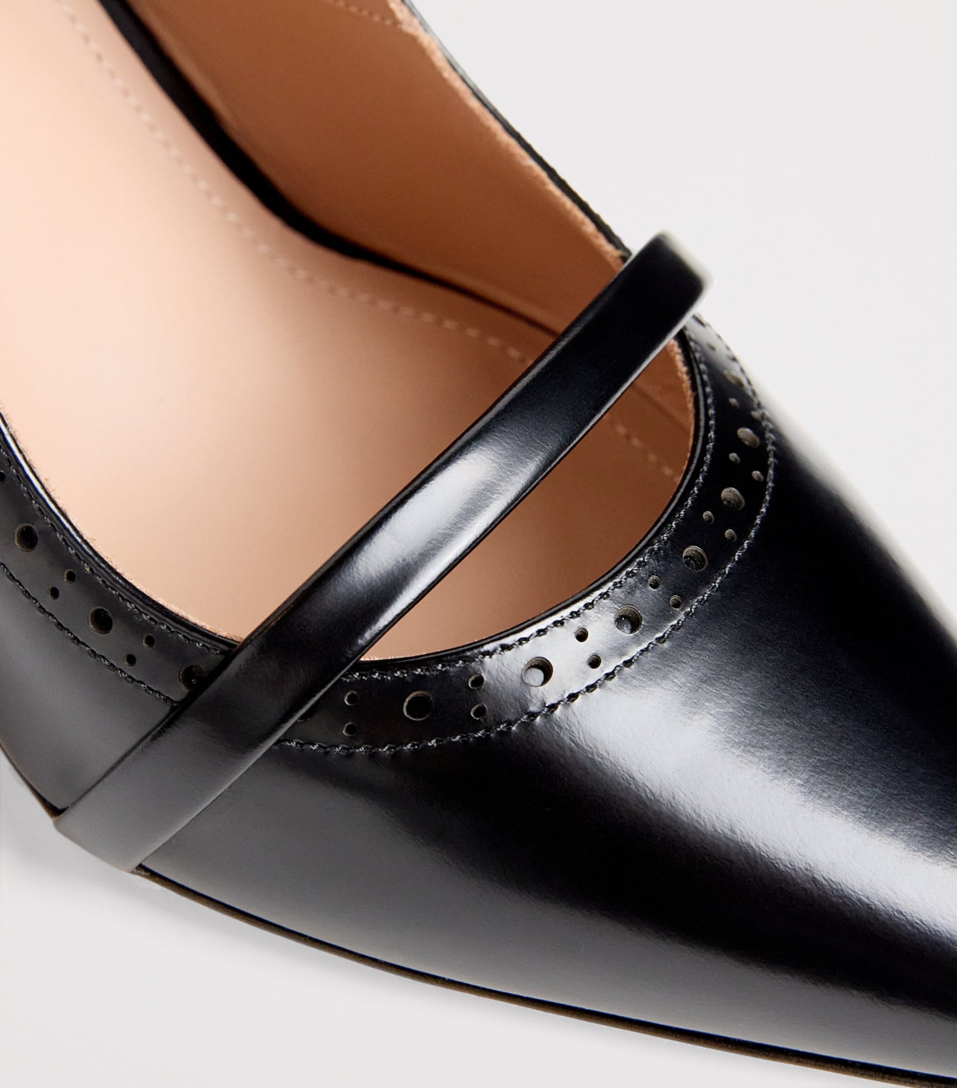 Malone Souliers Black Leather Maureen Mules 85