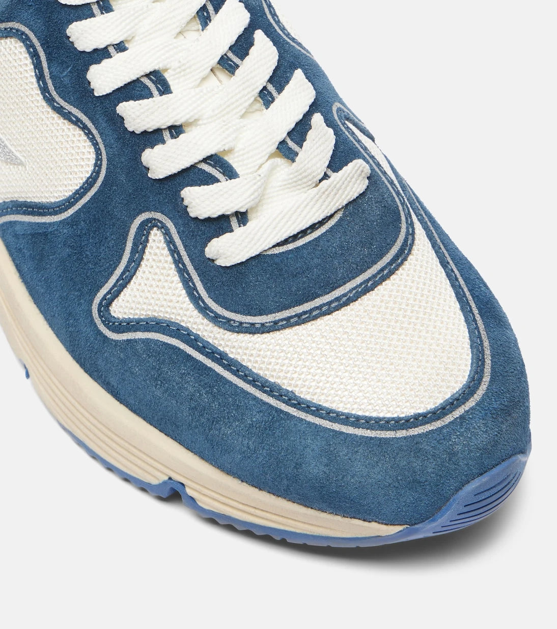 Golden Goose - Running Sole suede-trimmed sneakers