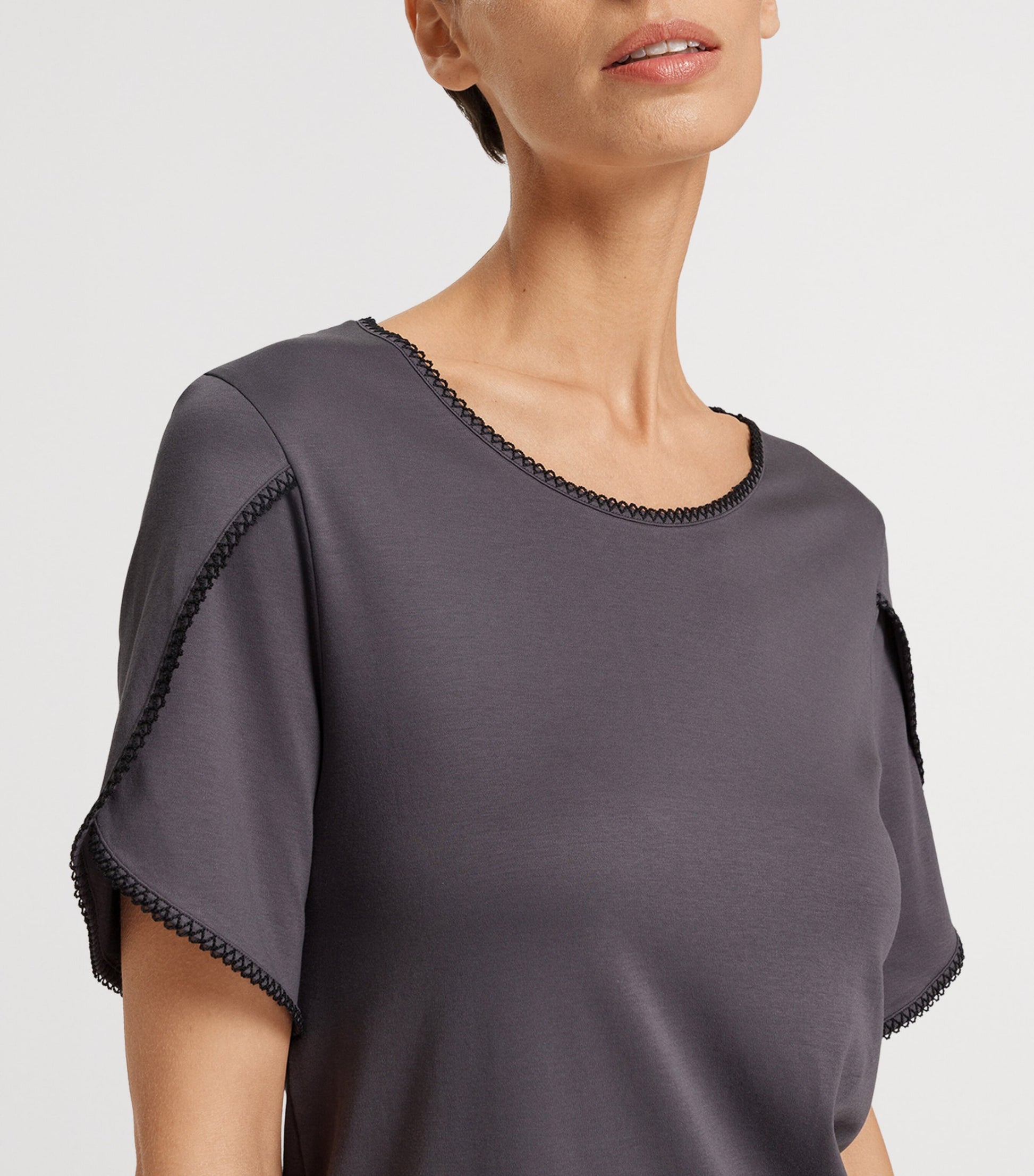 Cotton Una Nightdress BLACK PEARL