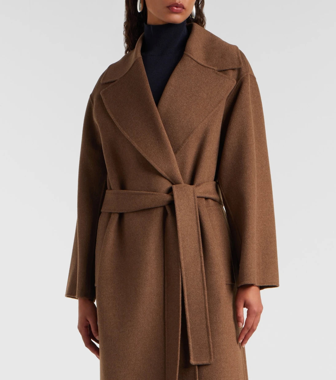 'S Max Mara - Curoe virgin wool wrap coat