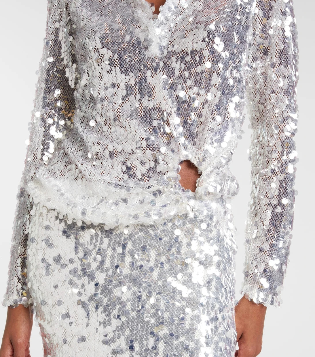 Christopher Esber - Opaline sequined top