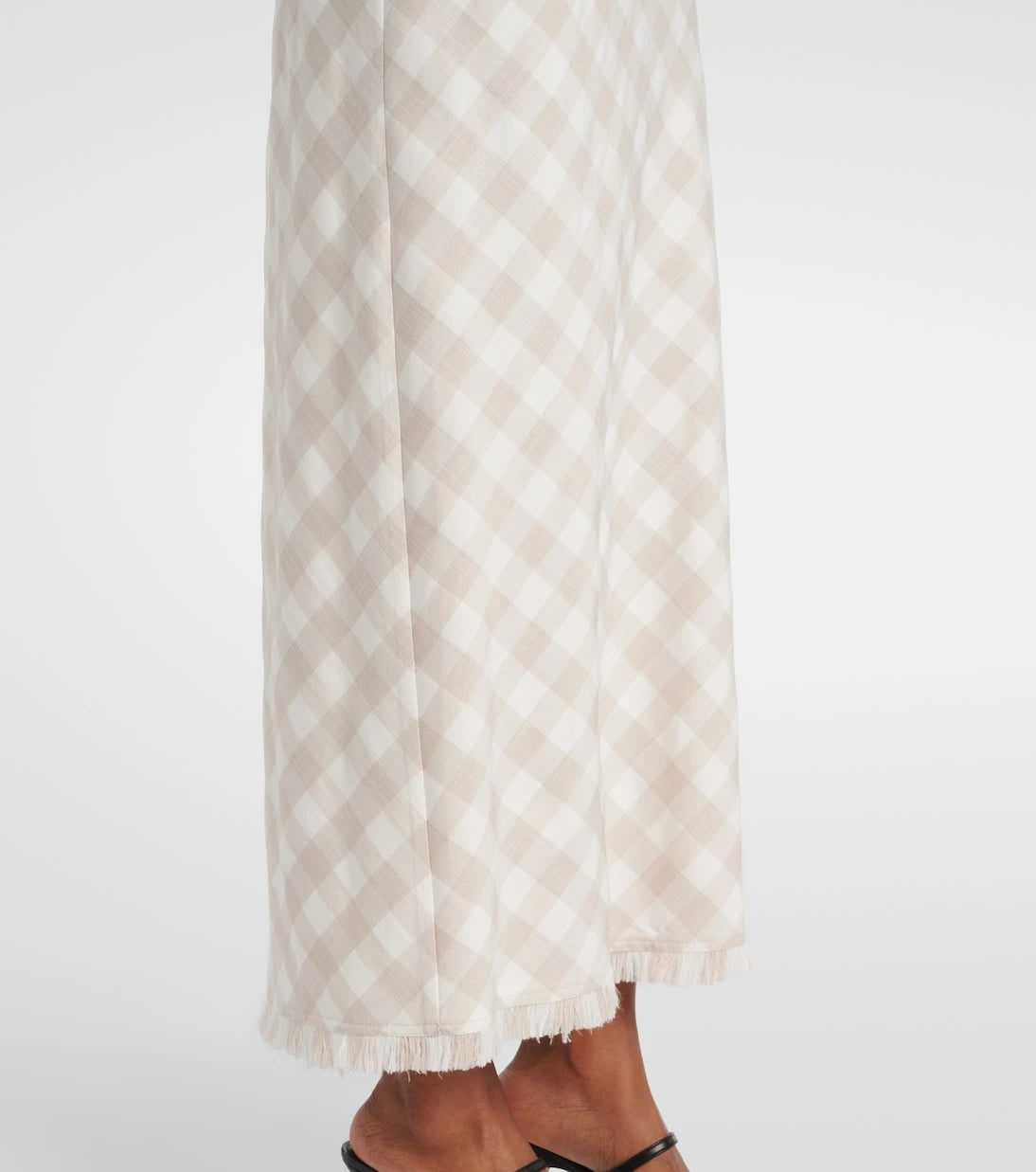 Simkhai - Noelle checked maxi skirt