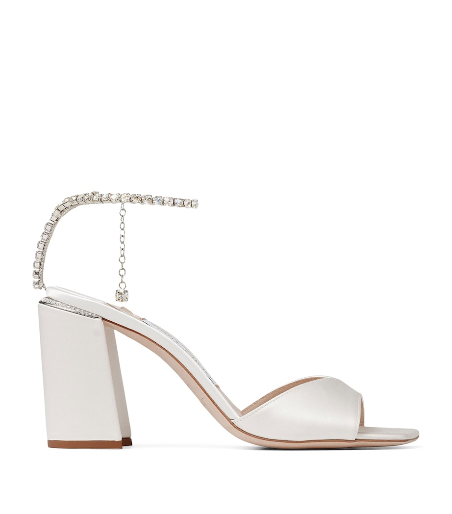 Ivory Saeda 85 Satin Sandals