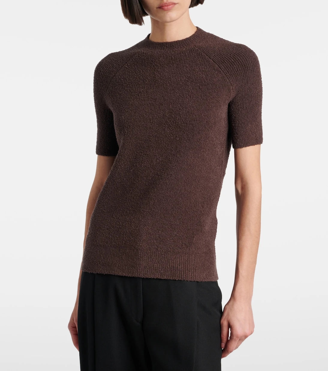 Toteme - Knitted cotton-blend terry top