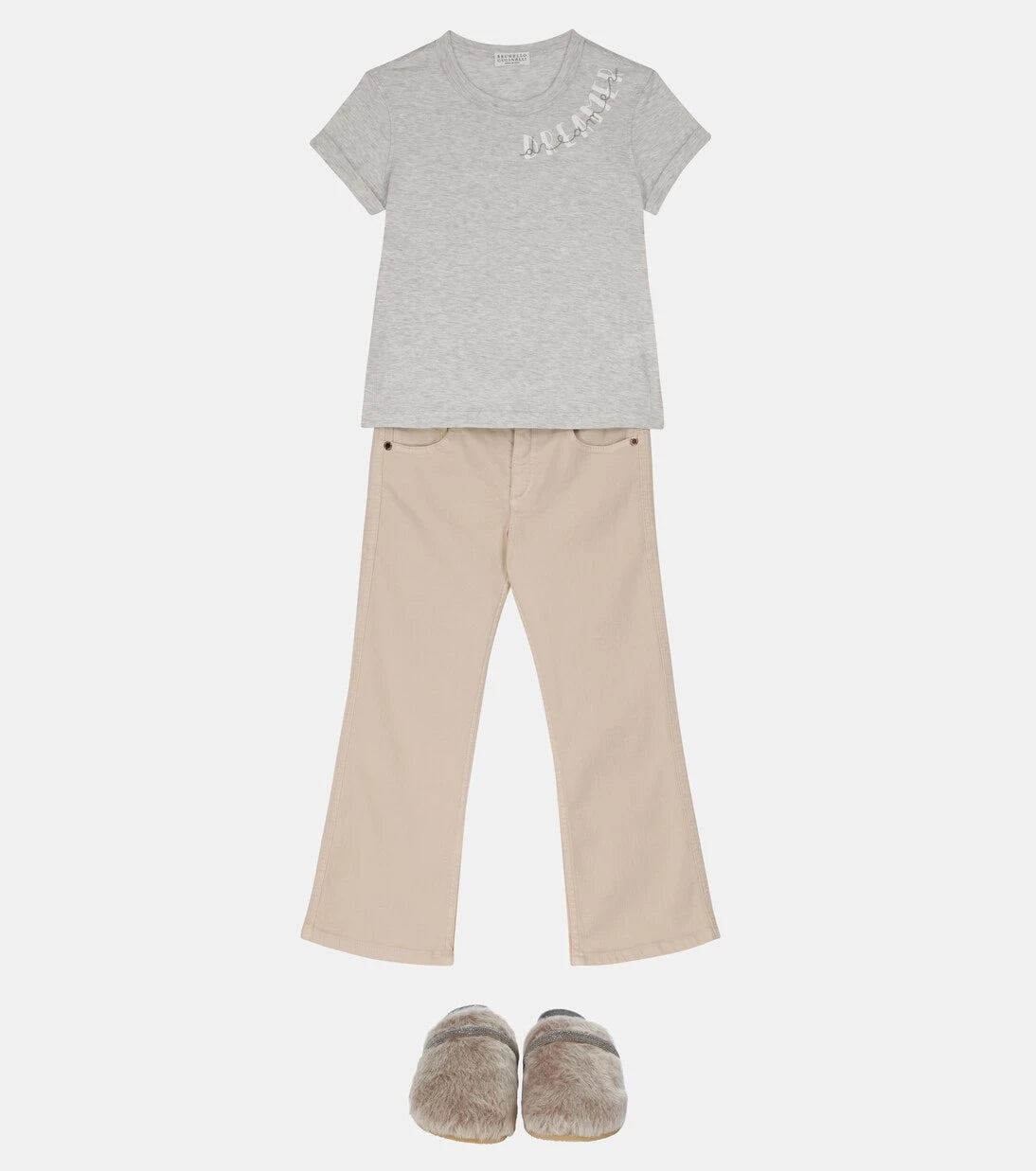 Brunello Cucinelli Kids - Flared jeans