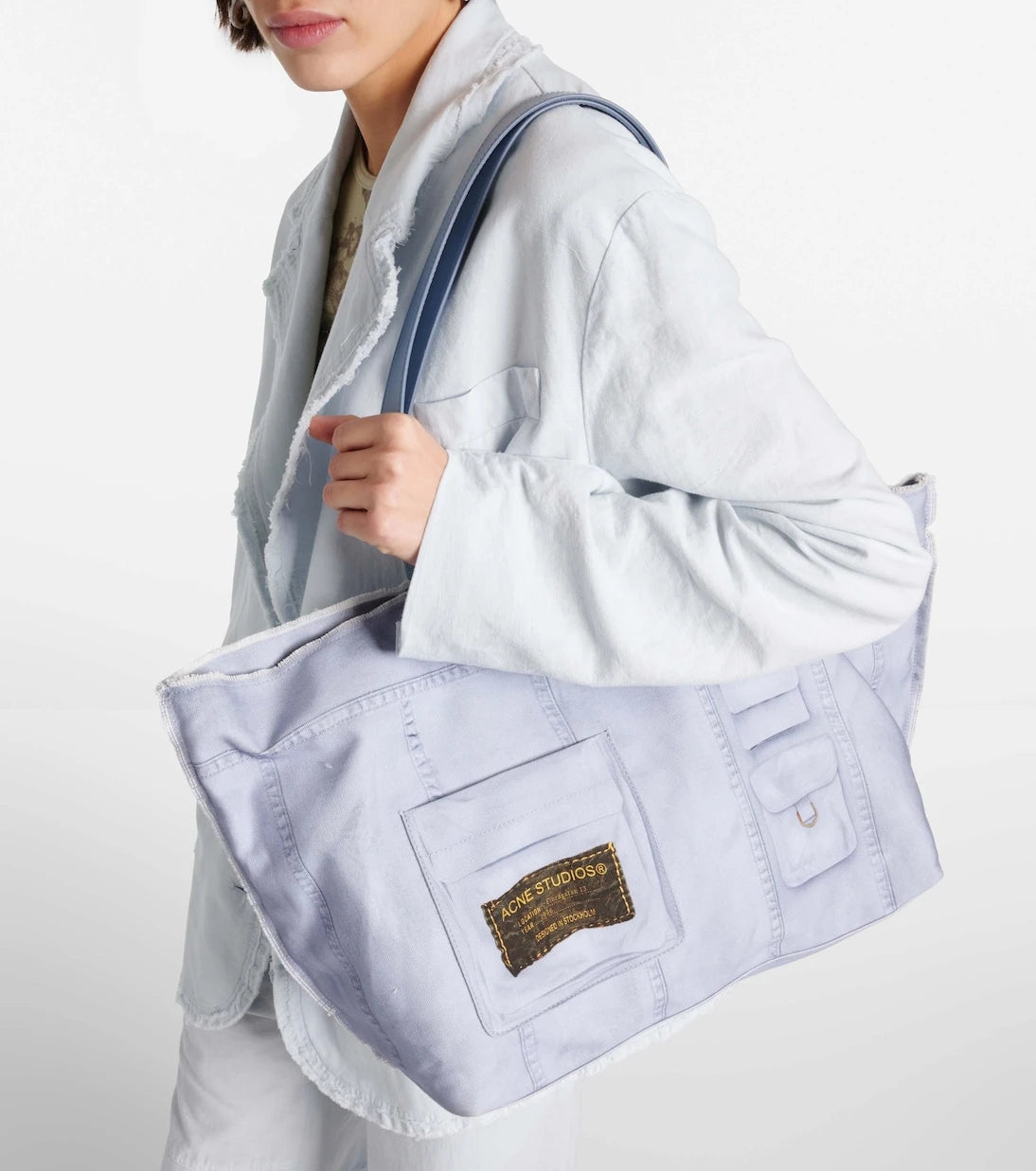 Acne Studios - Midsummer Large cotton canvas tote bag