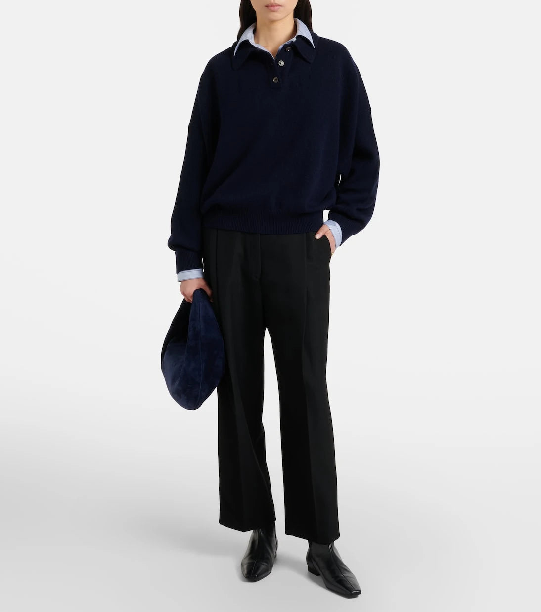 Lisa Yang - Etta cashmere polo sweater