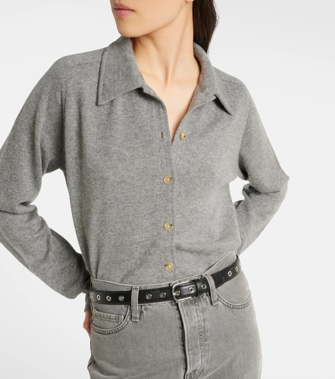 Toteme - Embellished leather belt