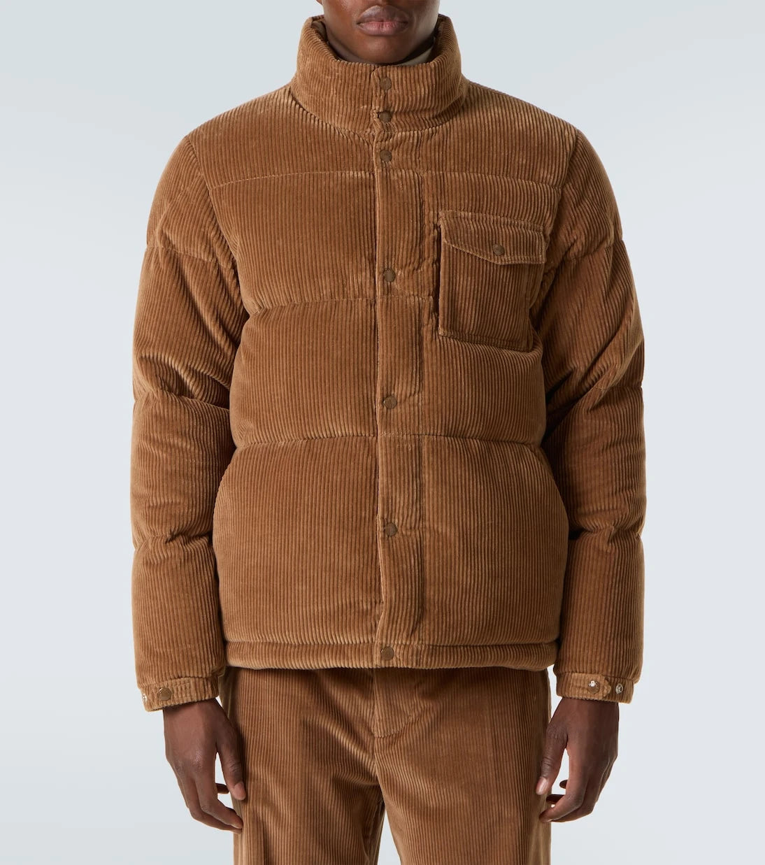 Moncler - Serrant cotton corduroy down jacket